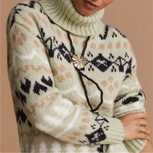 Anthropologie Fair Isle Sweater